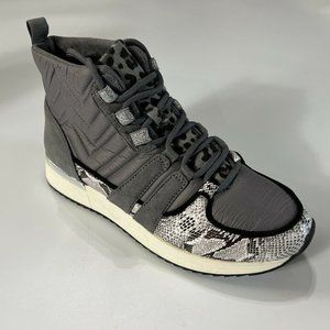 Kenneth Cole Reaction Women's Cameron Quilt Hiker Sneakers Size 6.5 Gray Shoes